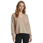 MOHAIR & CO Sweter z wełną mohair i merino